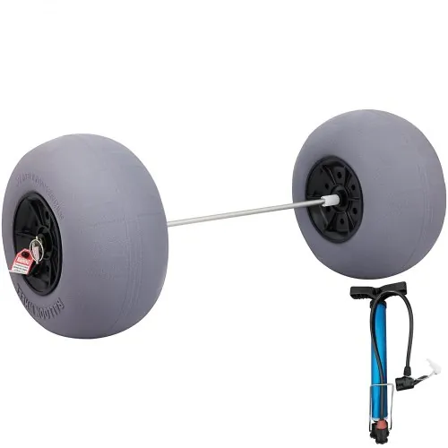 Ruedas neumáticas de repuesto 13" para carro de kayak/canoa (2 uds.)